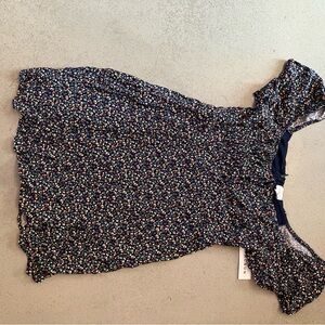 La Hearts Navy Floral Mini Dress